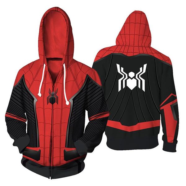 spider man far from home jacket peter parker cosplay sweatshirt hoodie men's 3d print hoodies streetwear plus size, Black
spider man far from home jacket peter parker cosplay sweatshirt hoodie men's 3d print hoodies streetwear plus size, Black