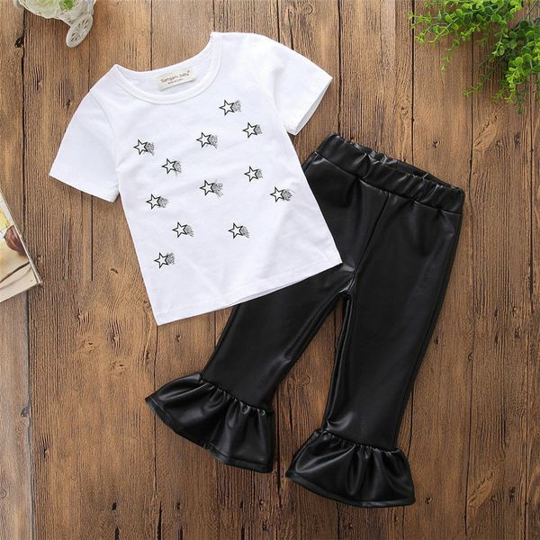 2 штук дети baby girl star cute моды холодный белый tops майка + длинные кожаные штаны расклешенных брюк эпикировка set, White
2 штук дети baby girl star cute моды холодный белый tops майка + длинные кожаные штаны расклешенных брюк эпикировка set, White