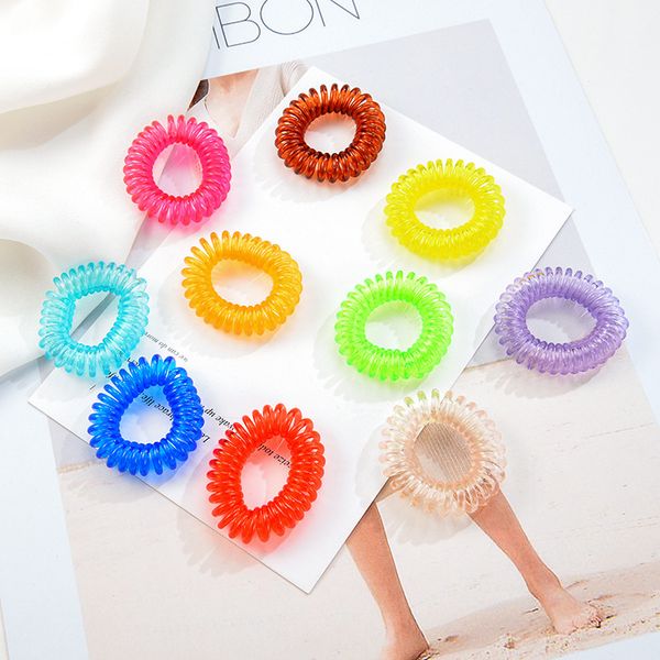 2.5cm small telephone wire cord gum hair tie girls elastic hair band ring rope candy color bracelet stretchy scrunchy, Pink
2.5cm small telephone wire cord gum hair tie girls elastic hair band ring rope candy color bracelet stretchy scrunchy, Pink
