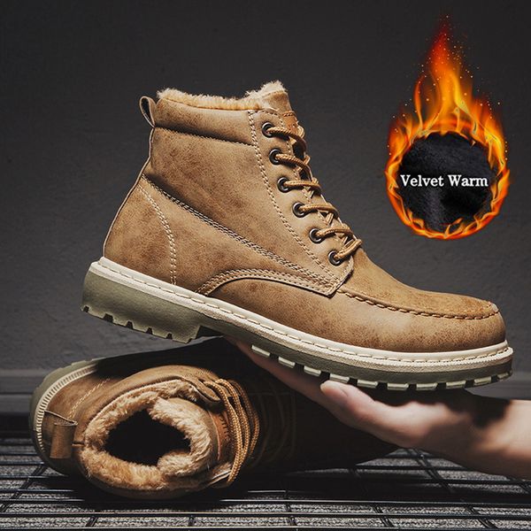 2019 winter men boots botas hombre shoes new pu leather man boots comfortable ankle short plush winter warm shoes man, Black
2019 winter men boots botas hombre shoes new pu leather man boots comfortable ankle short plush winter warm shoes man, Black