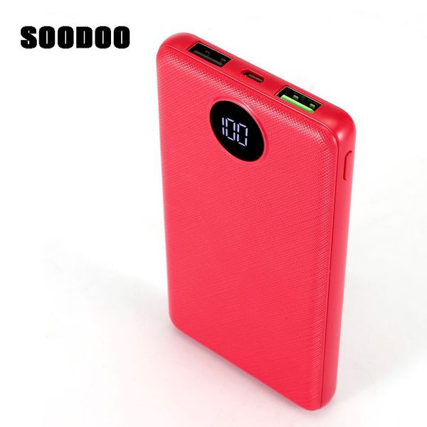 soodoo 10000mah power bank for iphone samsung xiaomi powerbank 2 usb fast charging external battery pack usb charger bank
soodoo 10000mah power bank for iphone samsung xiaomi powerbank 2 usb fast charging external battery pack usb charger bank
