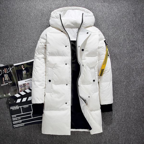 2018 fashion winter stretwear thick long duck down jacket men wind breaker men's down jacket russia winter for men brand, Black 
2018 fashion winter stretwear thick long duck down jacket men wind breaker men's down jacket russia winter for men brand, Black