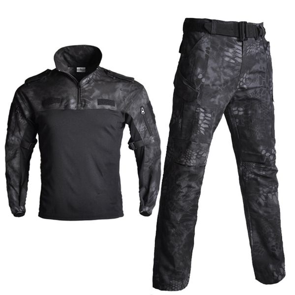 camouflage tactical combat suits training uniform shirt + pants hiking shooting combat hunting clothes, Camo
camouflage tactical combat suits training uniform shirt + pants hiking shooting combat hunting clothes, Camo