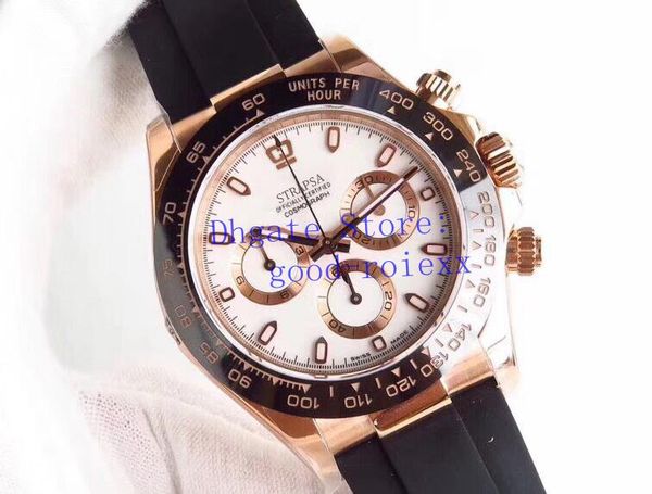 men's rose gold watch mens chronograph watches automatic cal.4130 cosmograph satch men 116515 rubber strap 904l steel eta wristwatches, Slivery;brown
men's rose gold watch mens chronograph watches automatic cal.4130 cosmograph satch men 116515 rubber strap 904l steel eta wristwatches, Slivery;brown