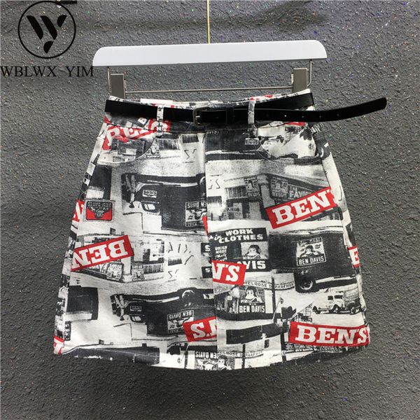 high waist women mini denim skirt fashion print casual a-line jeans skirts female harajuku bag hip short skirt streetwear, Black
high waist women mini denim skirt fashion print casual a-line jeans skirts female harajuku bag hip short skirt streetwear, Black