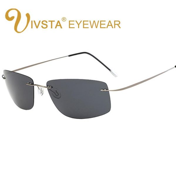 ivsta new 2018 the matrix style polarized driving men sunglasses titanium memory frame rimless light sun glasses mirror lenses dr3574, White;black
ivsta new 2018 the matrix style polarized driving men sunglasses titanium memory frame rimless light sun glasses mirror lenses dr3574, White;black