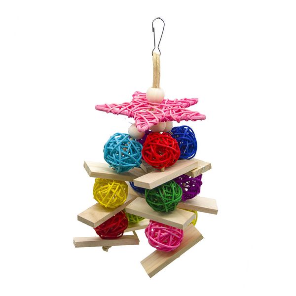 small fresh parrot toys bird toys colour five-pointed star sepaktakraw hanging and gnawing to climb amazon cross border
small fresh parrot toys bird toys colour five-pointed star sepaktakraw hanging and gnawing to climb amazon cross border