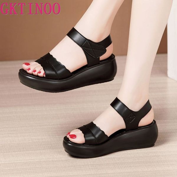 gktinoo wedges heel sandals women leather platform shoes summer 2020 new 6cm high heel ladies open toe sandals, Black
gktinoo wedges heel sandals women leather platform shoes summer 2020 new 6cm high heel ladies open toe sandals, Black