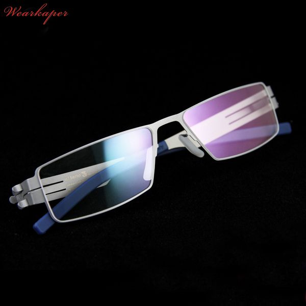 wearkaper brand ic germany unique no screw design eyeglasses frames ultra light ultra thin men/women myopia spectacle frame, Black
wearkaper brand ic germany unique no screw design eyeglasses frames ultra light ultra thin men/women myopia spectacle frame, Black