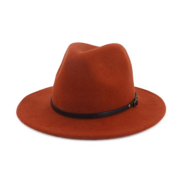 men women fedora hat with belt winter autumn wool hat wide brim panama jazz, Blue;gray
men women fedora hat with belt winter autumn wool hat wide brim panama jazz, Blue;gray