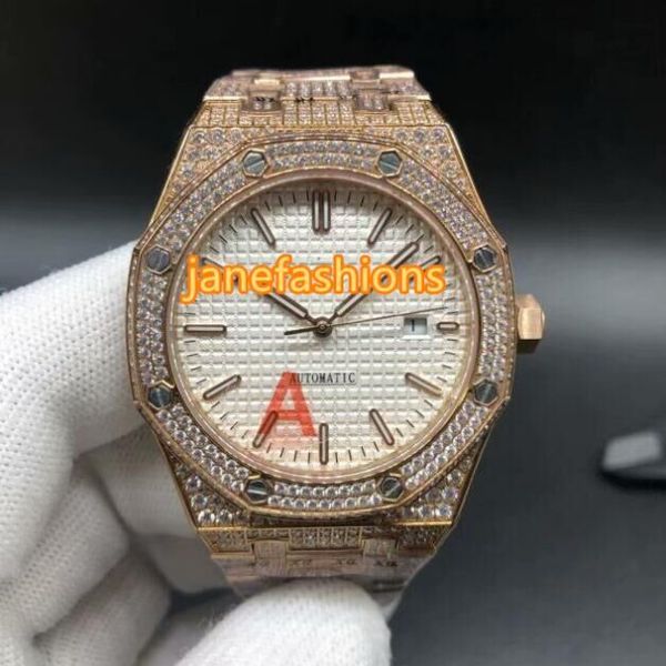 2019 new trendy men's watches rose gold diamond boutique popular watch full automatic mechanical watches waterproof fashion men's, Slivery;brown
2019 new trendy men's watches rose gold diamond boutique popular watch full automatic mechanical watches waterproof fashion men's, Slivery;brown