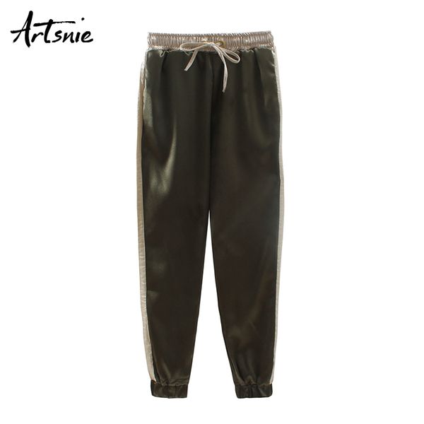 artsnie army green satin harem pant women autumn 2019 drawstring high waist streetwear casual loose sweatpants pants mujer, Black;white
artsnie army green satin harem pant women autumn 2019 drawstring high waist streetwear casual loose sweatpants pants mujer, Black;white