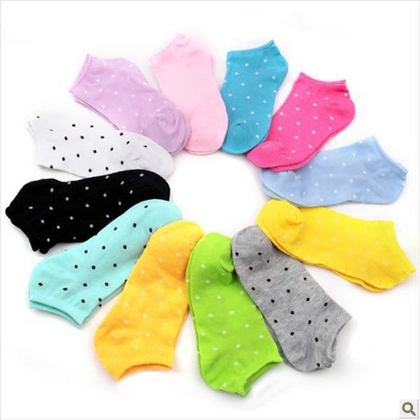 2019 fashion 5 pairs new arrival women girls casual cotton socks dot ankle low cut soft socks swq176, Black;white
2019 fashion 5 pairs new arrival women girls casual cotton socks dot ankle low cut soft socks swq176, Black;white