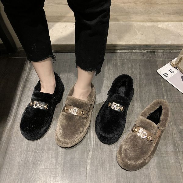 casual woman shoe women moccasin shoes loafers fur 2019 fashion women's female footwear all-match round toe autumn moccasins, Black
casual woman shoe women moccasin shoes loafers fur 2019 fashion women's female footwear all-match round toe autumn moccasins, Black