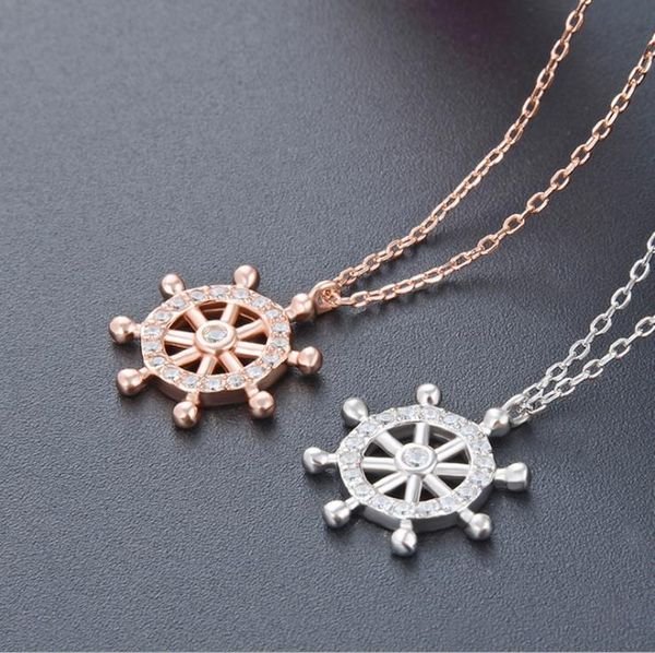 creative fashion silver s925 sterling silver with diamond zircon rudder collar bone necklace plated with rose gold
creative fashion silver s925 sterling silver with diamond zircon rudder collar bone necklace plated with rose gold