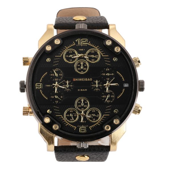 mens watch quartz shiweibao men watches sports Large dial leather men's wristwatch Multiple Time Zone
mens watch quartz shiweibao men watches sports Large dial leather men's wristwatch Multiple Time Zone