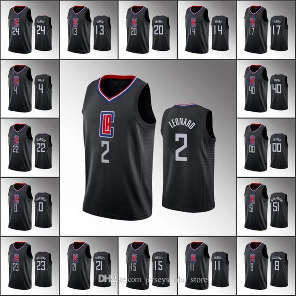 men kawhi leonard paul george lou los angeles williams montrezl harrell 2020 statement clippers custom black jersey, Black;red 
men kawhi leonard paul george lou los angeles williams montrezl harrell 2020 statement clippers custom black jersey, Black;red