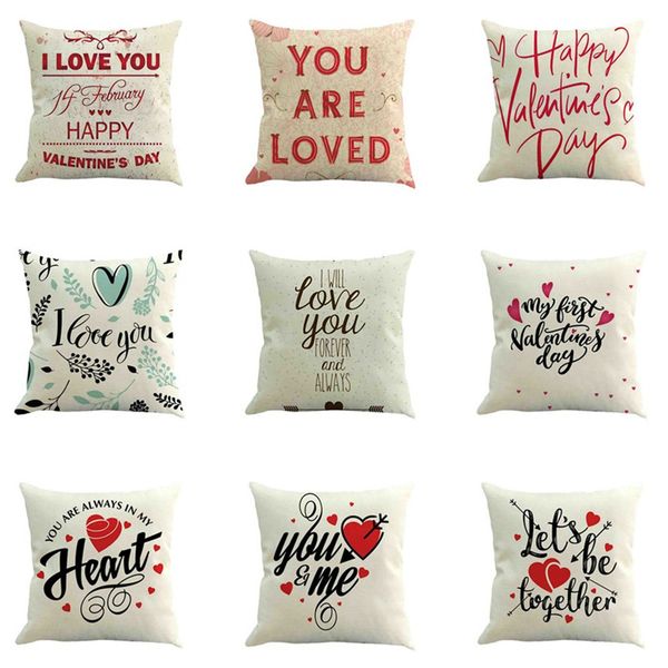 2019 happy valentine day throw pillow case sweet love square cushion cover pillowcases housse de coussin cojines pillow cover a4
2019 happy valentine day throw pillow case sweet love square cushion cover pillowcases housse de coussin cojines pillow cover a4