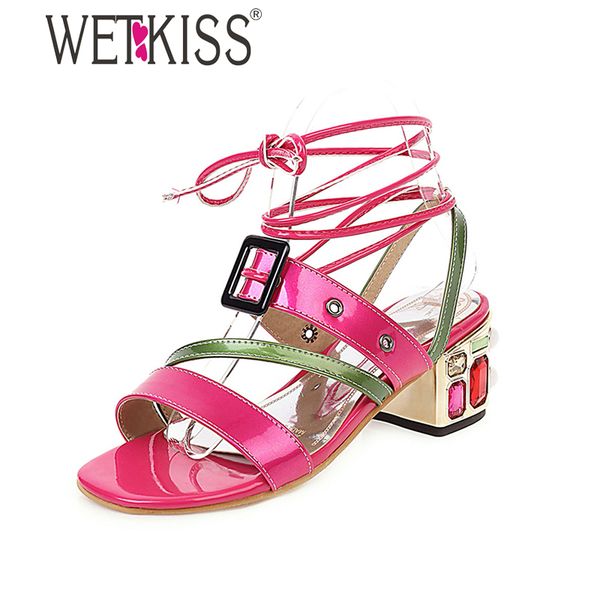 wetkiss 2020 sandals for women high crystal heels sandals gladiator ankle strap summer shoes woman ladies block heel, Black
wetkiss 2020 sandals for women high crystal heels sandals gladiator ankle strap summer shoes woman ladies block heel, Black