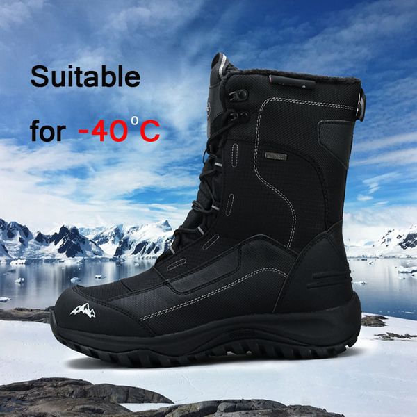 winter outdoor hiking boots lovers full waterproof wool liner snow boots non-slip warm-keeping cotton snow shoes for -40c
winter outdoor hiking boots lovers full waterproof wool liner snow boots non-slip warm-keeping cotton snow shoes for -40c
