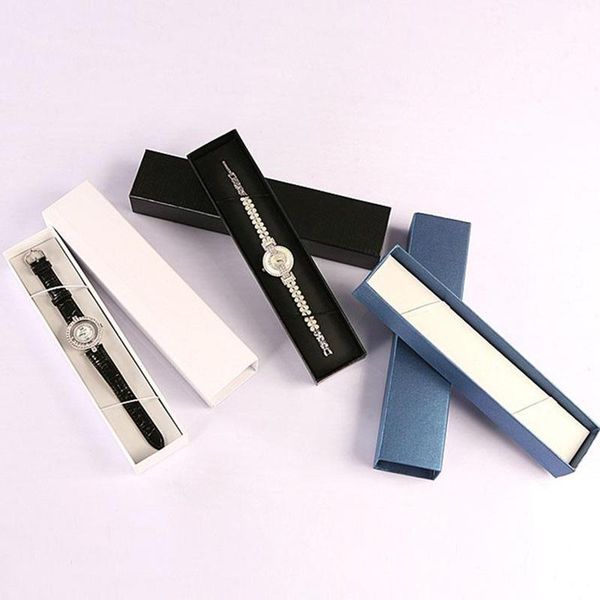 long type jewelry watch box case elegant wrist watch present gift box case display storage organizer paper relogio new sale, Black;blue
long type jewelry watch box case elegant wrist watch present gift box case display storage organizer paper relogio new sale, Black;blue