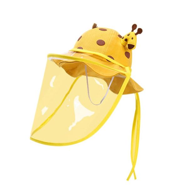 new kids child protective clear shield cap anti- fog saliva windproof removable sun hat, Yellow
new kids child protective clear shield cap anti- fog saliva windproof removable sun hat, Yellow