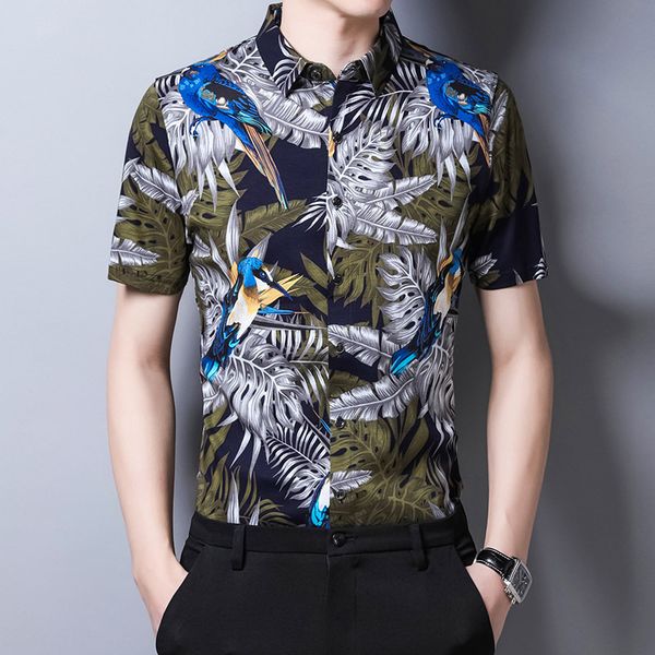summer new mercerized cotton non-iron short-sleeve dress shirt men's casual lapel, White;black
summer new mercerized cotton non-iron short-sleeve dress shirt men's casual lapel, White;black