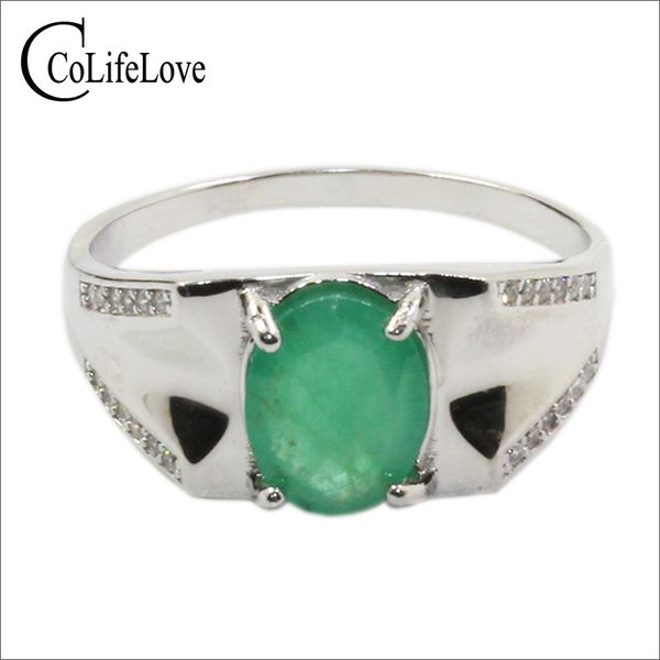 925 silver emerald ring for man 7 mm * 9 mm natural zambia emerald man ring sterling silver jewelry, Golden;silver
925 silver emerald ring for man 7 mm * 9 mm natural zambia emerald man ring sterling silver jewelry, Golden;silver