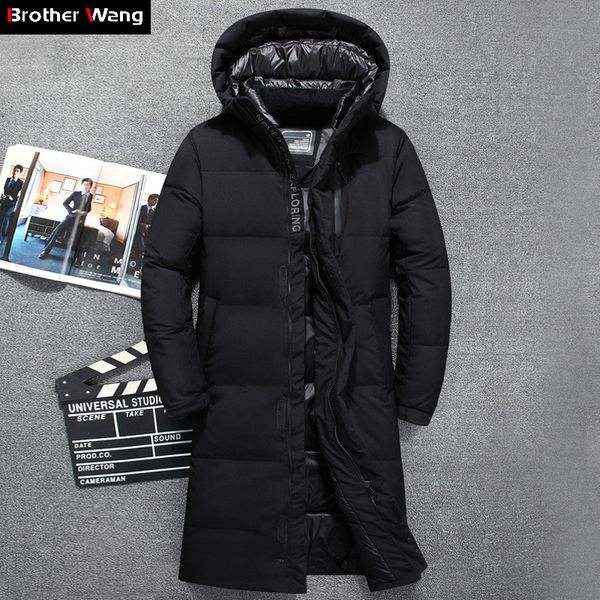 winter men's thicken x-long white duck down jacket 2019 new fashion hooded over the knee warm parka coat male brand clothing, Black
winter men's thicken x-long white duck down jacket 2019 new fashion hooded over the knee warm parka coat male brand clothing, Black
