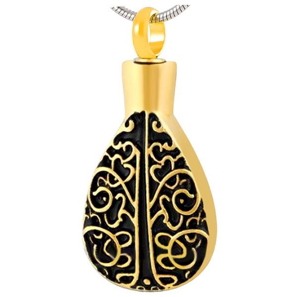 ijd8501 stainless steel pattern waterdrop cremation souvenir pendant for ashes urn keepsake memorial necklace women jewelry, Silver
ijd8501 stainless steel pattern waterdrop cremation souvenir pendant for ashes urn keepsake memorial necklace women jewelry, Silver