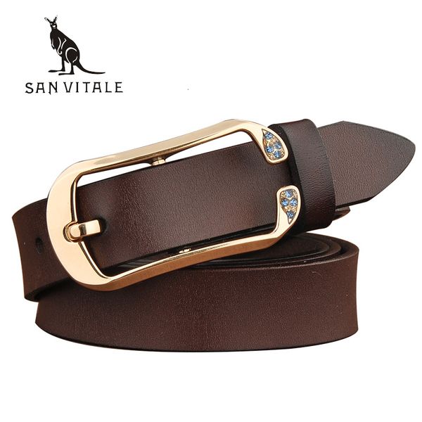 san vitale new designer women's belts genuine leather brand waist strap female waistband fashion buckles fancy vintage for jeans y19120, Slivery;black
san vitale new designer women's belts genuine leather brand waist strap female waistband fashion buckles fancy vintage for jeans y19120, Slivery;black