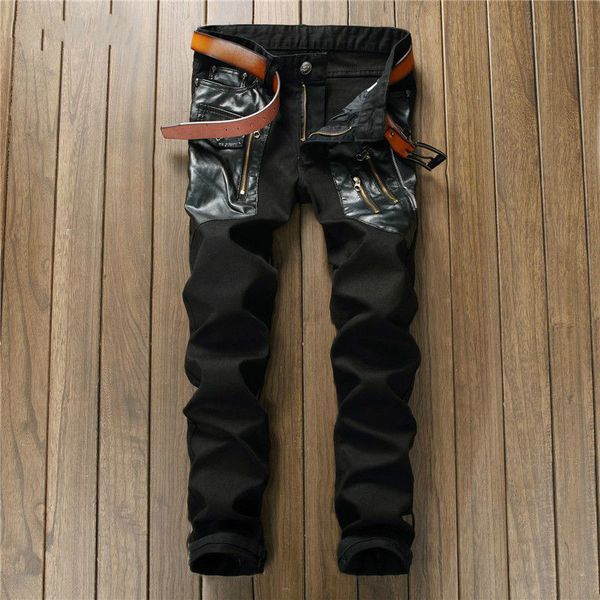 original design jeans hip hop 2020 new stitching slim black straight men jeans male fashion men's stretch, Blue
original design jeans hip hop 2020 new stitching slim black straight men jeans male fashion men's stretch, Blue