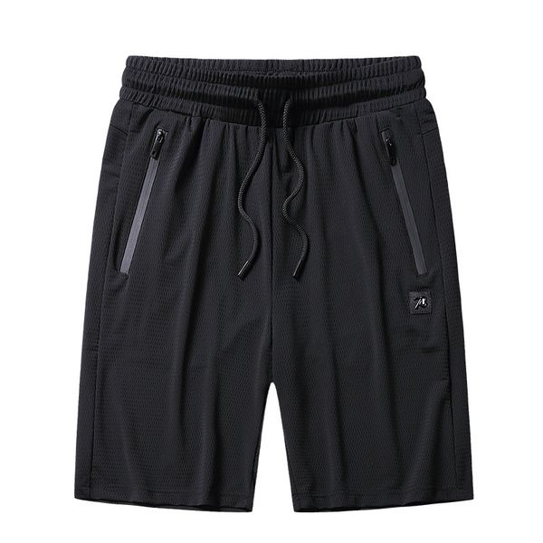 men's shorts summer large size ice silk pants sports five-point air conditioning, White;black
men's shorts summer large size ice silk pants sports five-point air conditioning, White;black