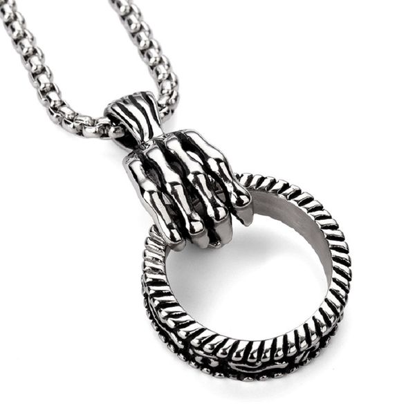 fashion jewelry charm mens diffuser chocker necklace circle pendant stainless steel 55cm long chain hip hop for men, Silver
fashion jewelry charm mens diffuser chocker necklace circle pendant stainless steel 55cm long chain hip hop for men, Silver