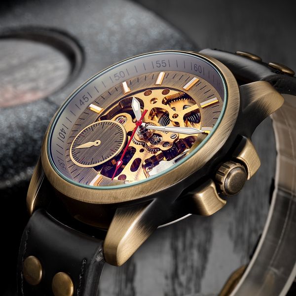 fashion mechanical automatic wristwatch for men mens watch skeleton roman numbers analog without battery leather wrist watches, Slivery;brown
fashion mechanical automatic wristwatch for men mens watch skeleton roman numbers analog without battery leather wrist watches, Slivery;brown