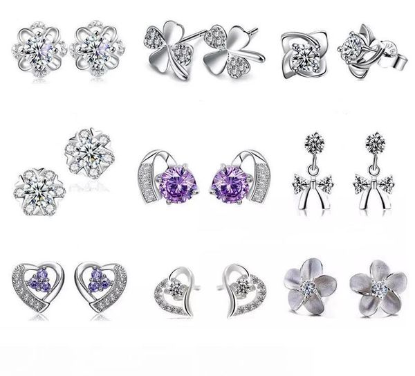 30% 925 sterling silver stud earrings for women cut swiss austria diamond crystal style silver earring jewelry, Golden;silver
30% 925 sterling silver stud earrings for women cut swiss austria diamond crystal style silver earring jewelry, Golden;silver