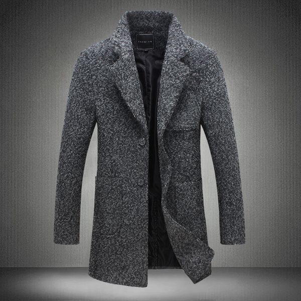 2018 autumn and winter mens fashion boutique wool woolen coats / high-end brand male slim woolen windbreaker jacket size s-5xl, Black
2018 autumn and winter mens fashion boutique wool woolen coats / high-end brand male slim woolen windbreaker jacket size s-5xl, Black