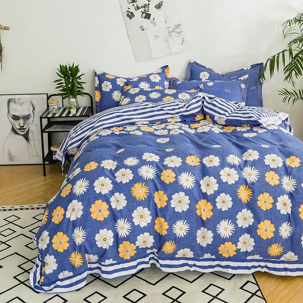 little daisies duvet cover set cotton double-side print quilt cover bed bedclothes bedsheet with pillow cases no comforter
little daisies duvet cover set cotton double-side print quilt cover bed bedclothes bedsheet with pillow cases no comforter
