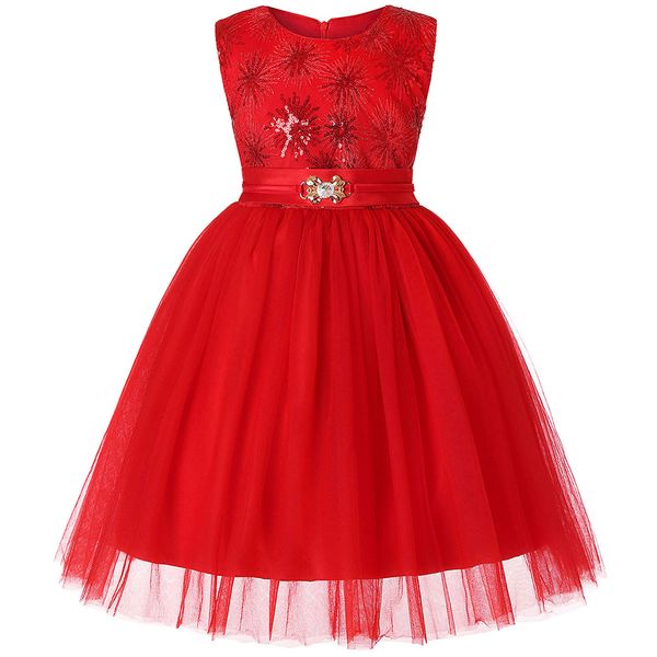 Spring New Brand Baby Girl Wedding Party Dress Embroidered Silk Princess Dress Girl Baby Children Fashion Christmas Dress, Red
Spring New Brand Baby Girl Wedding Party Dress Embroidered Silk Princess Dress Girl Baby Children Fashion Christmas Dress, Red
