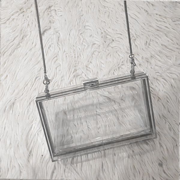 jhd-acrylic transparent clutch chain box women shoulder bags hard day clutches bags wedding party evening purse(silver
jhd-acrylic transparent clutch chain box women shoulder bags hard day clutches bags wedding party evening purse(silver