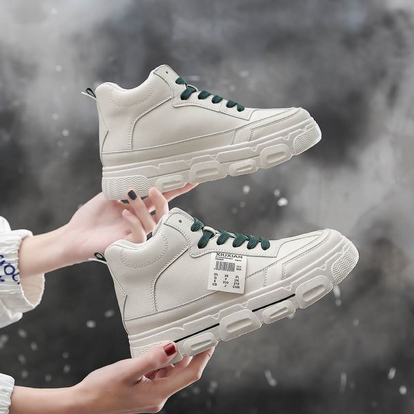 leather breathable hight-white shoes women's 2020 new style spring korean-style versatile flat students casual sport sneaker, Black
leather breathable hight-white shoes women's 2020 new style spring korean-style versatile flat students casual sport sneaker, Black