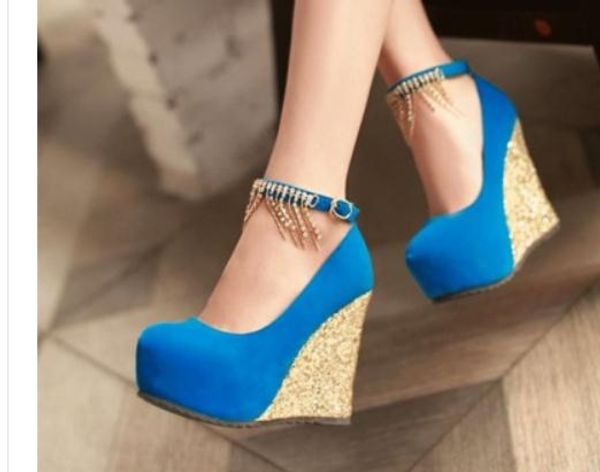 2019 women's shoes in spring and autumn with new style slope heel round head suede waterproof table@4094, Black
2019 women's shoes in spring and autumn with new style slope heel round head suede waterproof table@4094, Black