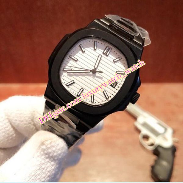 new version luxury watch 40mm stainless 316l steel white dial black watchcase watch 5711/1a-010 automatic mens fashion men watches, Slivery;brown
new version luxury watch 40mm stainless 316l steel white dial black watchcase watch 5711/1a-010 automatic mens fashion men watches, Slivery;brown