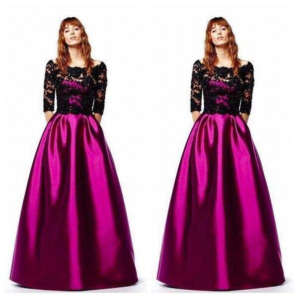 2019 scoop half sleeves lace appliques a-line prom dresses beading black women evening party gowns floor length maxi dress special
2019 scoop half sleeves lace appliques a-line prom dresses beading black women evening party gowns floor length maxi dress special