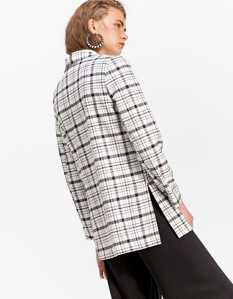 2018 autumn and winter women's dress new style mid-length pattern casual small suit loose-fit slim fit suit coat, Black;white
2018 autumn and winter women's dress new style mid-length pattern casual small suit loose-fit slim fit suit coat, Black;white