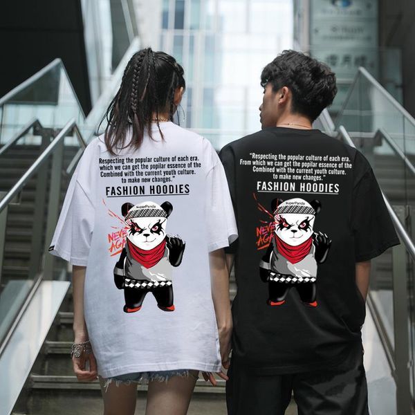 men's wear 2020 europe and america street fashion short sleeve men's and women's couple's summer hong kong's loose, White;black
men's wear 2020 europe and america street fashion short sleeve men's and women's couple's summer hong kong's loose, White;black