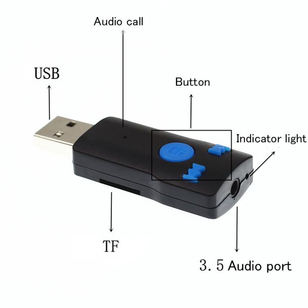 tioodre wireless mini bluetooth receiver car accessories portable usb card reader music control lightweight adapter home use
tioodre wireless mini bluetooth receiver car accessories portable usb card reader music control lightweight adapter home use