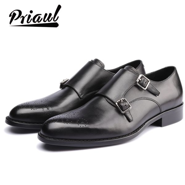 monk shoes men genuine leather handmade vintage office formal wedding party mens dress shoes, Black
monk shoes men genuine leather handmade vintage office formal wedding party mens dress shoes, Black
