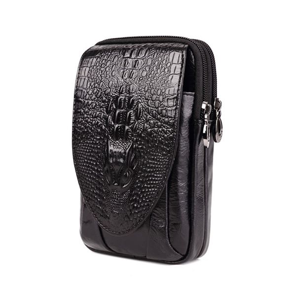 design genuine leather crocodile pattern men's waist bag belt 6 inch men's mobile phone pocket cigarette boxes
design genuine leather crocodile pattern men's waist bag belt 6 inch men's mobile phone pocket cigarette boxes