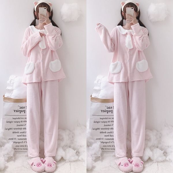 jinuo new arrival princess style women winter plush pajama sets young girls sweet angel wings lovely soft home dress sleepwear, Blue;gray
jinuo new arrival princess style women winter plush pajama sets young girls sweet angel wings lovely soft home dress sleepwear, Blue;gray
